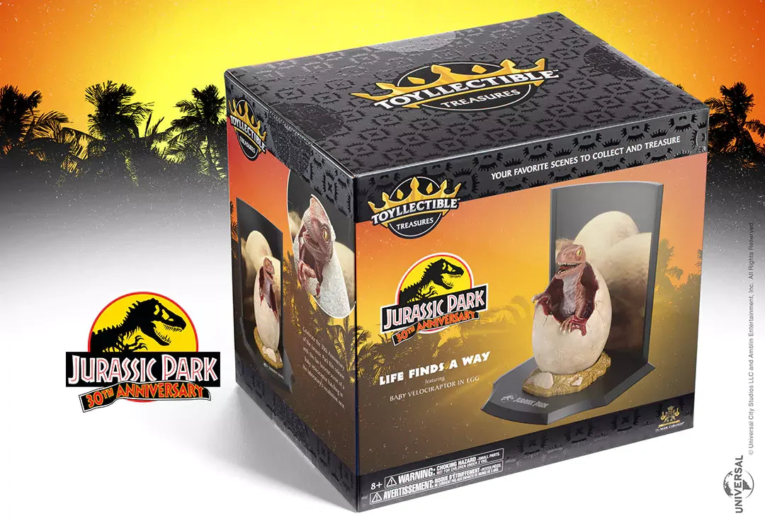 Figurine Jurassic Park – Œuf de Vélociraptor
