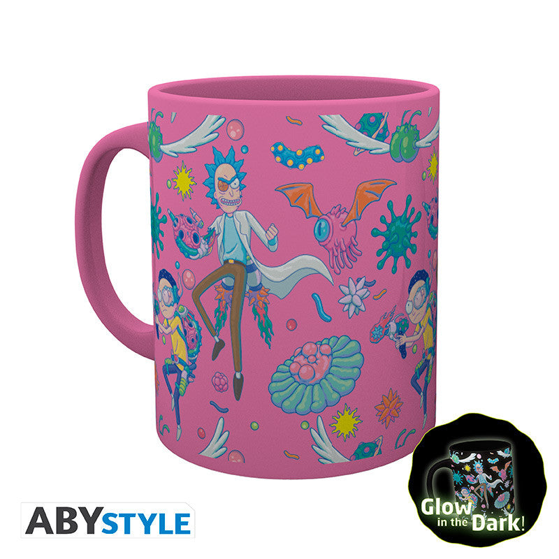 Pack Rick and Morty – Verre XXL + Mug + 2 Sous-verres