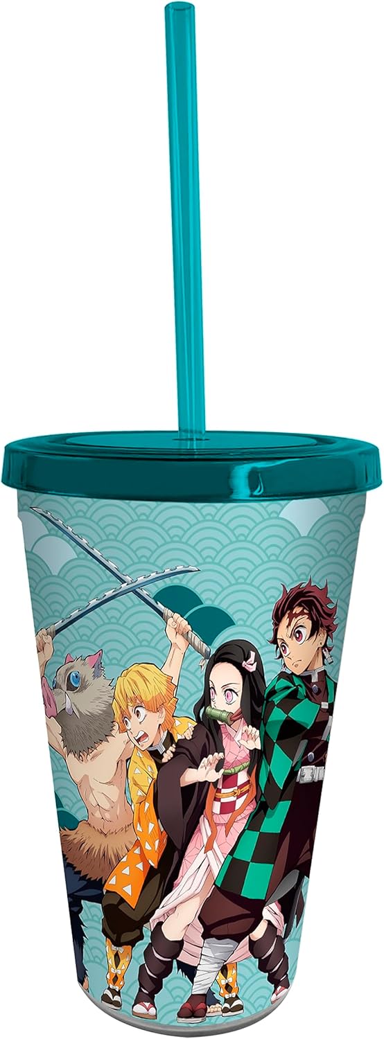 DEMON SLAYER – Pack Gobelet + Acryl + Stickers