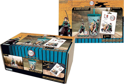 DEMON SLAYER – Pack Gobelet + Acryl + Stickers