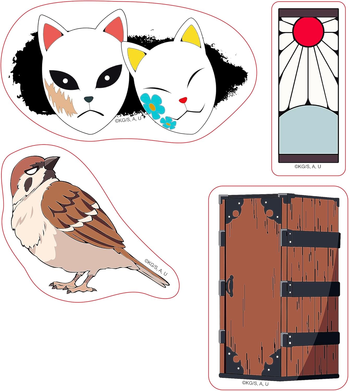 DEMON SLAYER – Pack Gobelet + Acryl + Stickers