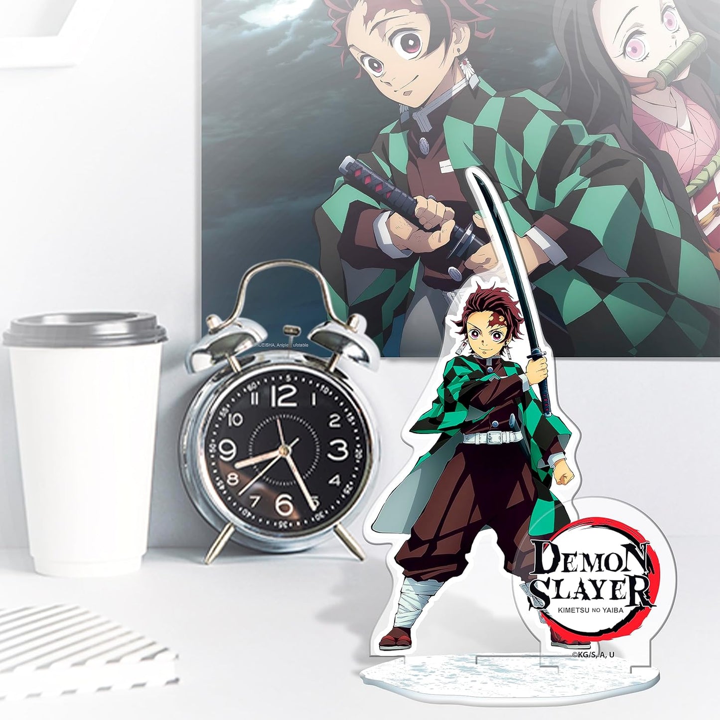 DEMON SLAYER – Pack Gobelet + Acryl + Stickers