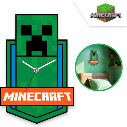 Horloge Murale Minecraft