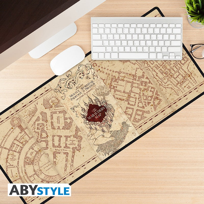 Tapis de Souris XXL Harry Potter – Carte du Maraudeur - 90x40