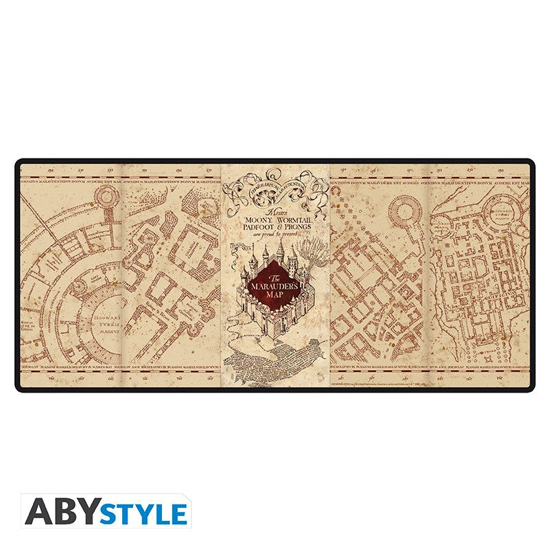 Tapis de Souris XXL Harry Potter – Carte du Maraudeur - 90x40