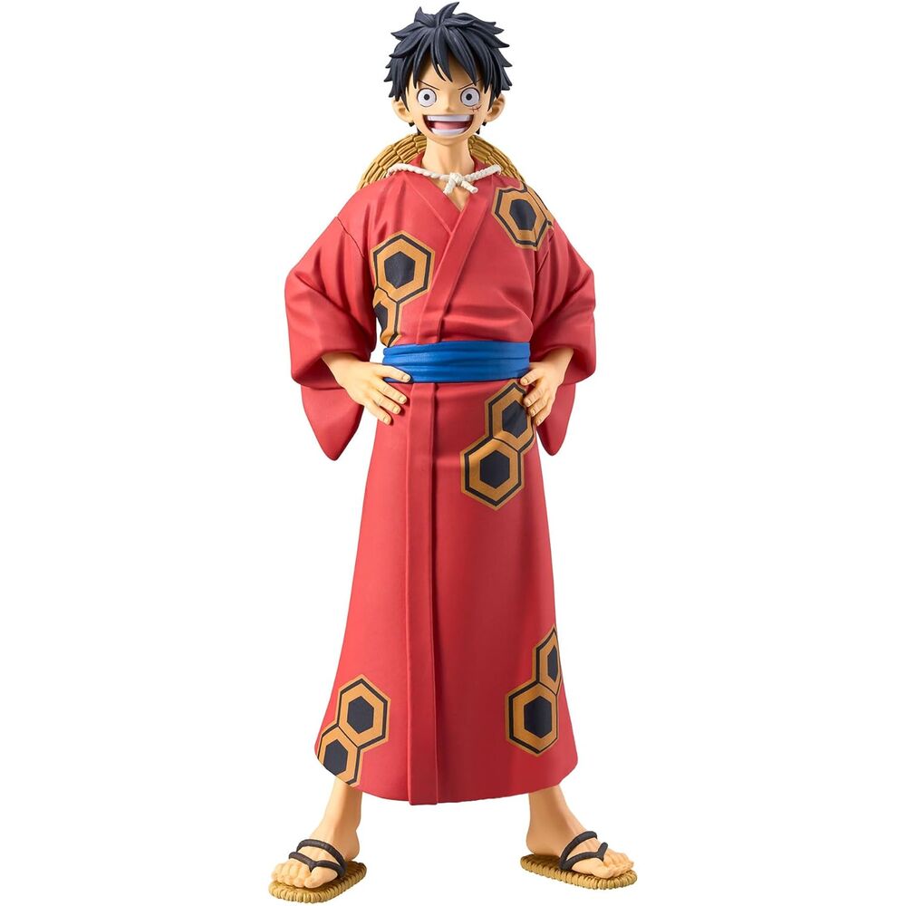 Figurine Monkey D. Luffy Wanokuni Yukata – One Piece – The Grandline Series – 16 cm