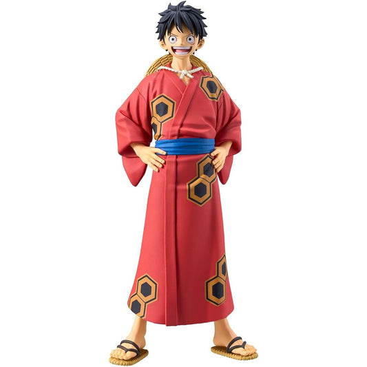 Figurine Monkey D. Luffy Wanokuni Yukata – One Piece – The Grandline Series – 16 cm