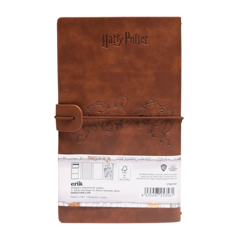 Carnet de Voyage Harry Potter – Carte du Maraudeur