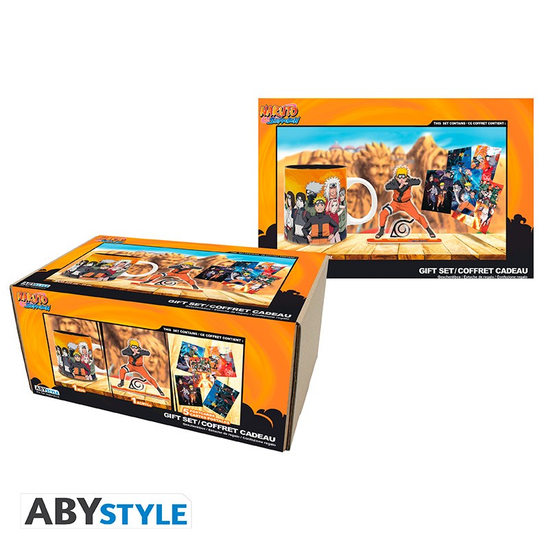 NARUTO SHIPPUDEN – Pack Mug + Acryl + Cartes postales