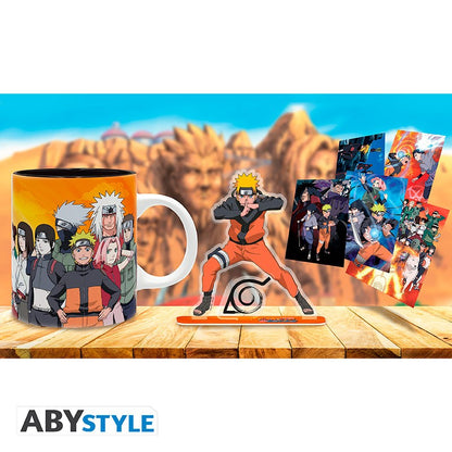 NARUTO SHIPPUDEN – Pack Mug + Acryl + Cartes postales