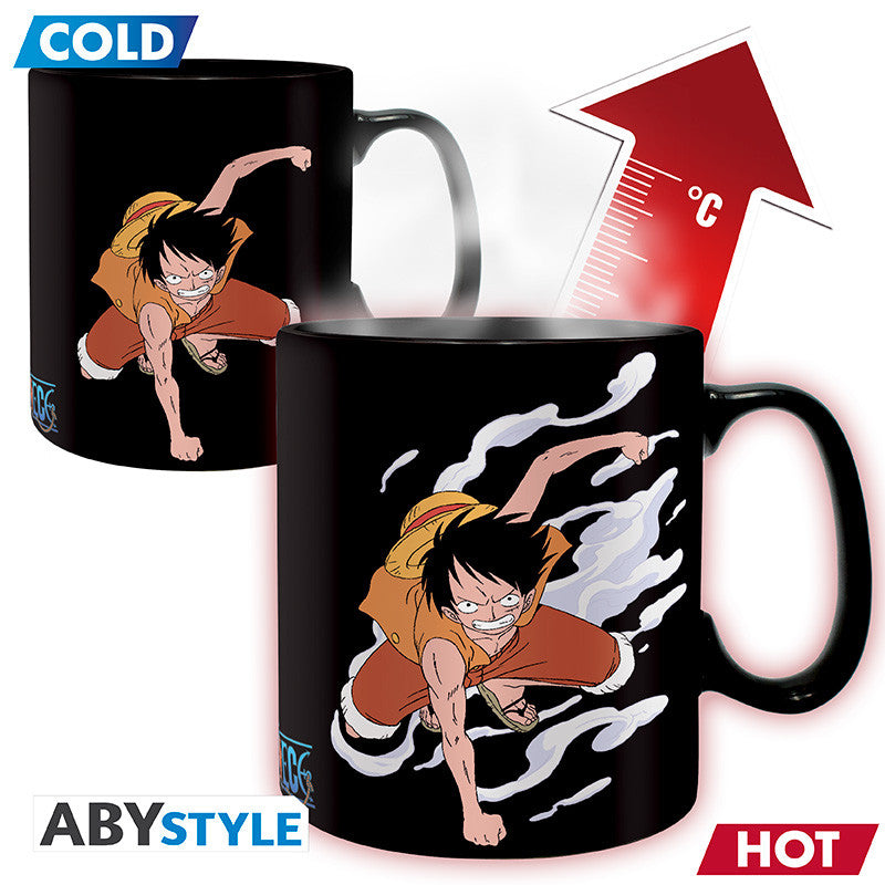 ONE PIECE – Mug Thermo Réactif Luffy & Ace