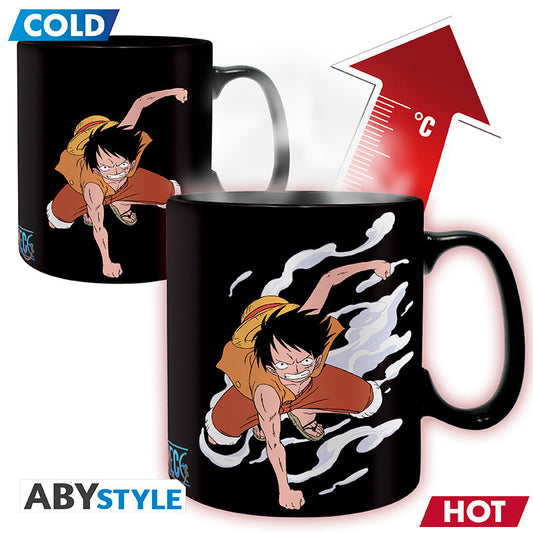 ONE PIECE – Mug Thermo Réactif Luffy & Ace