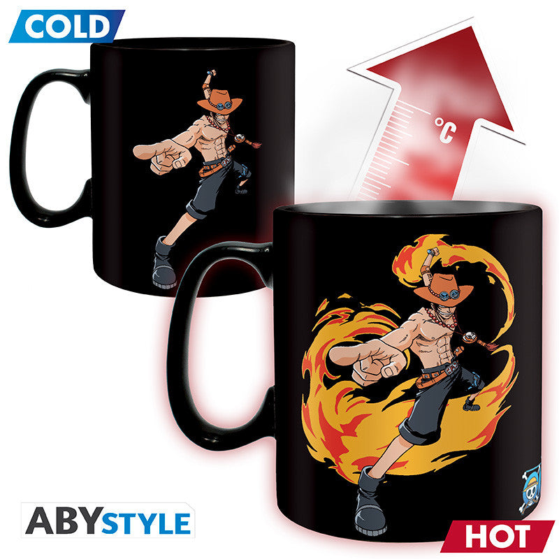 ONE PIECE – Mug Thermo Réactif Luffy & Ace