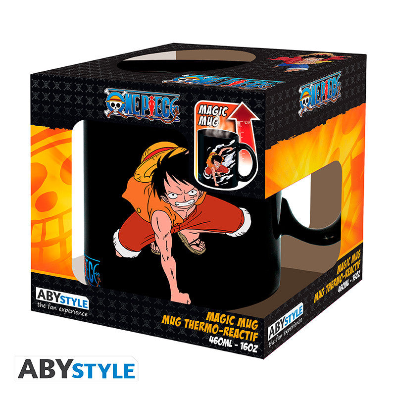 ONE PIECE – Mug Thermo Réactif Luffy & Ace