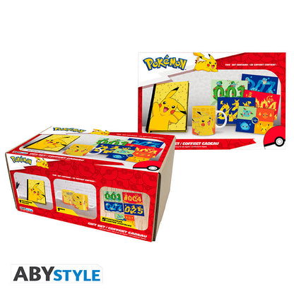 POKEMON – Pack Cahier A5 + Mug + Cartes Pikachu